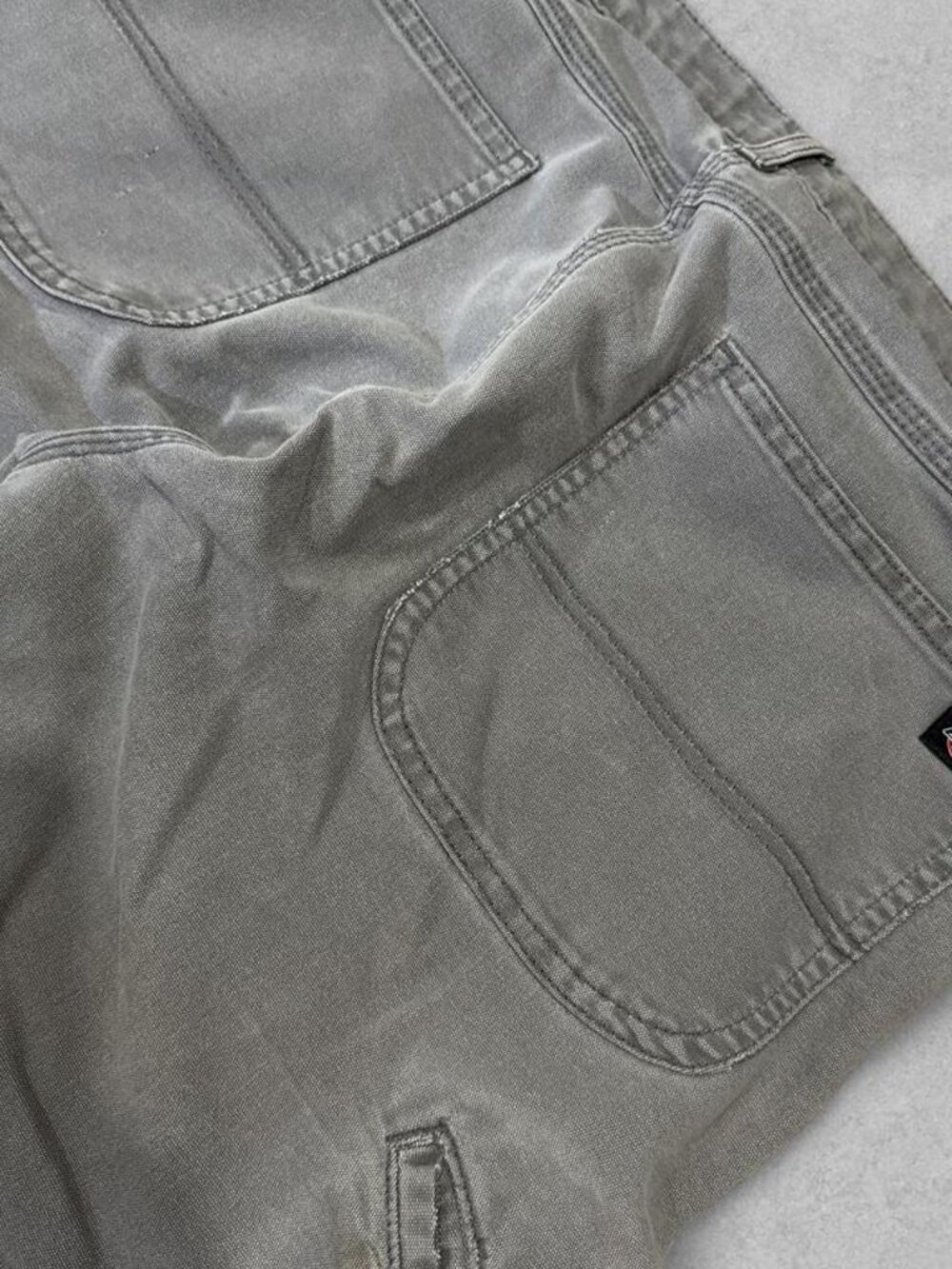 Dickies Vintage Double Knee Workwear Gray Carpenter Pants